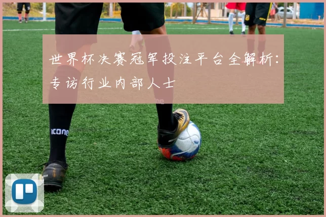 世界杯决赛冠军投注平台全解析：专访行业内部人士