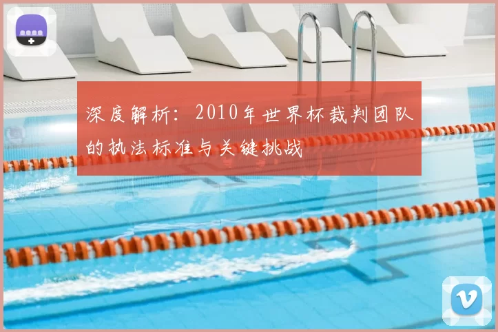 深度解析：2010年世界杯裁判团队的执法标准与关键挑战